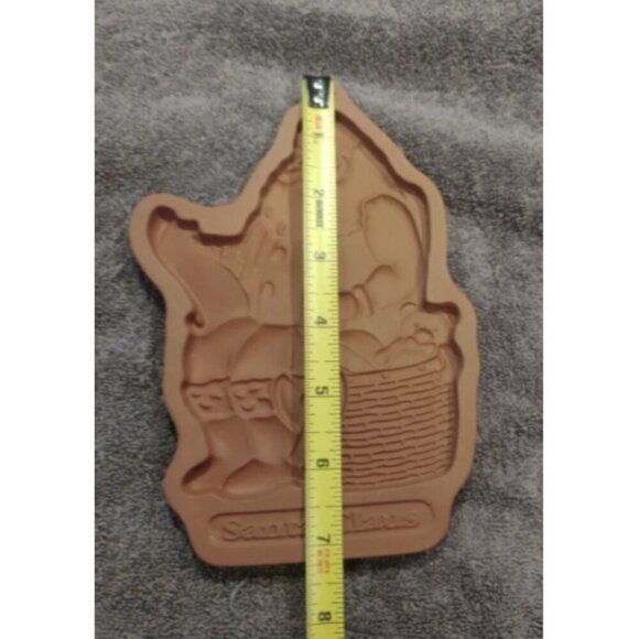 1992 Longaberger Pottery Christmas Santa Cookie/Chocolate Mold Retired - Picture 4 of 5